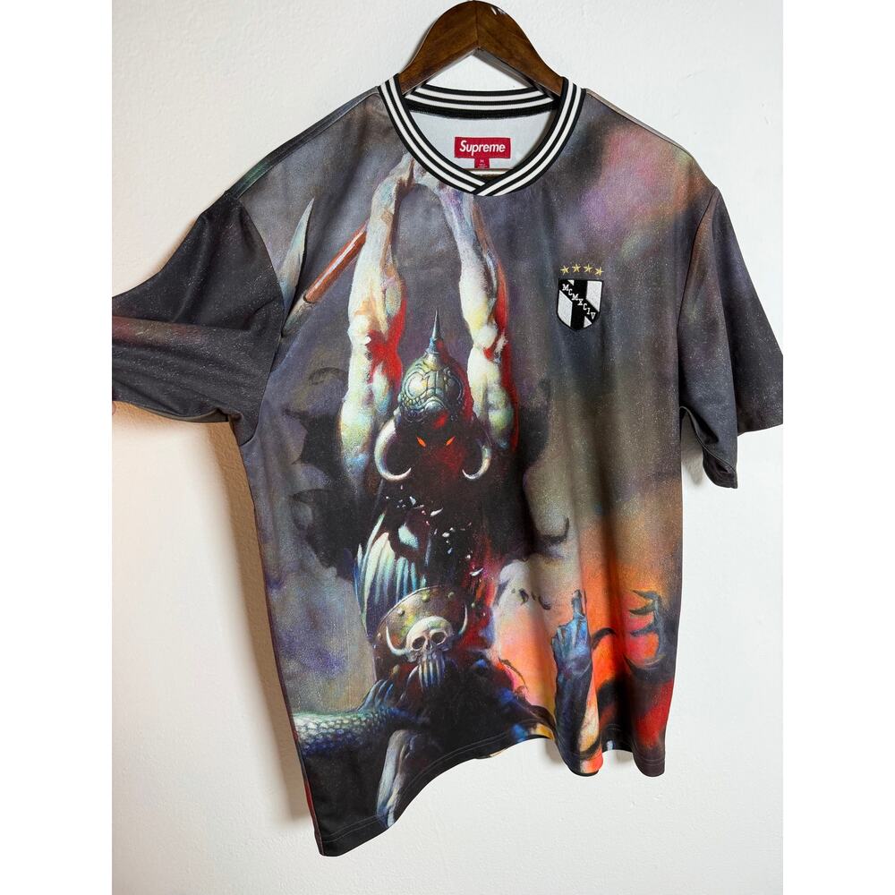 Copied - Supreme Frank Frazetta Death Dealer Soccer Jersey medium